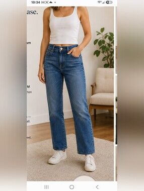 AYR Straight Leg Jeans The POP W29 26 Inseam Premium Stretch Denim Quiet Luxury